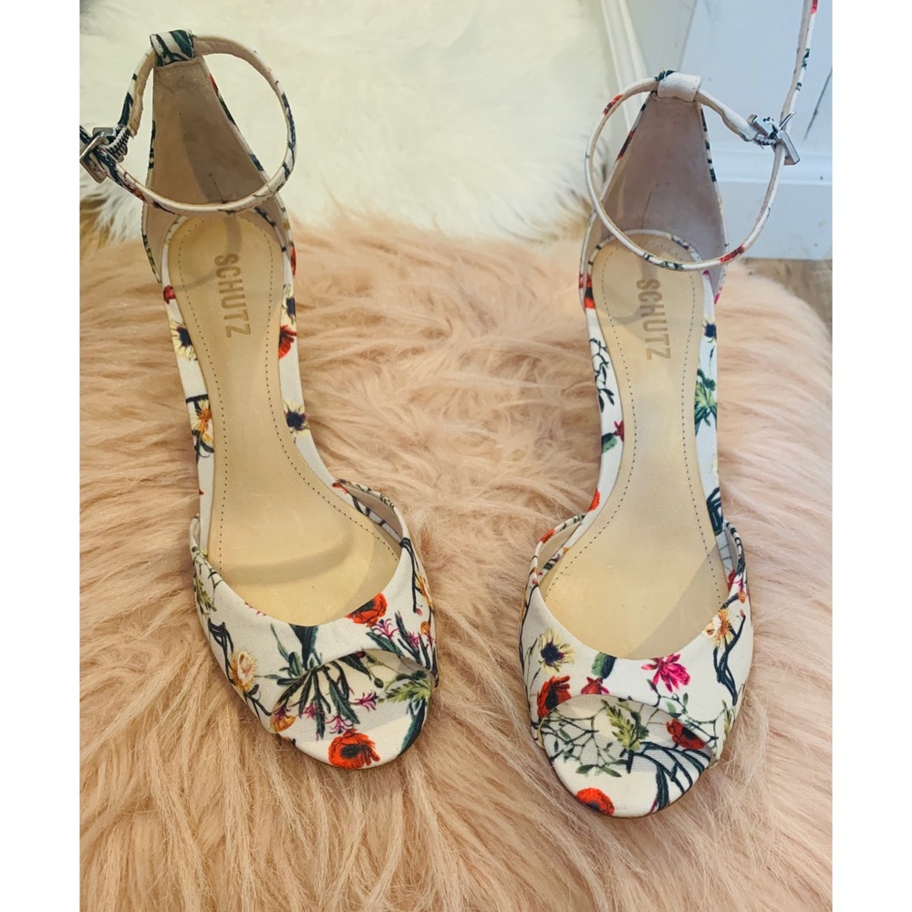 Lara-LeeMulti Open Ankle Strap Summer Pump Sandal.